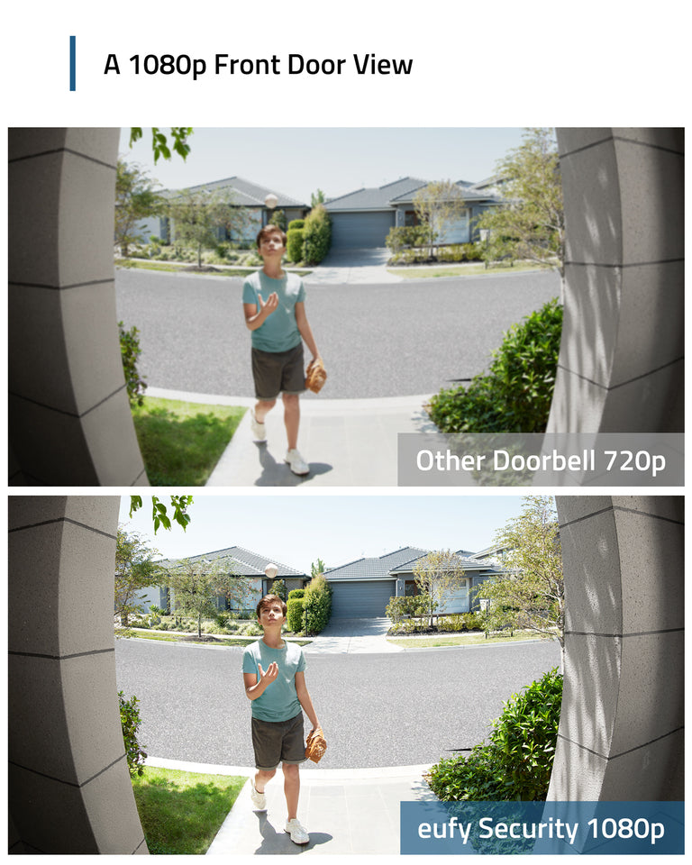 eufy-video-doorbell-slim-1080p-sur-batterie-sonnette-vid-o-wi-fi-avec-r-p-teur-m image 2