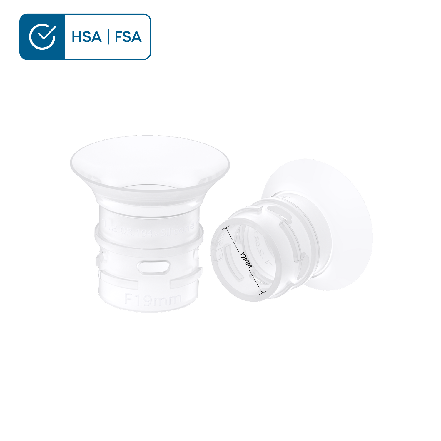 eufy-insert-19-mm-lot-de-2-pour-tire-lait-e10-e20-s1-s1-pro image 1