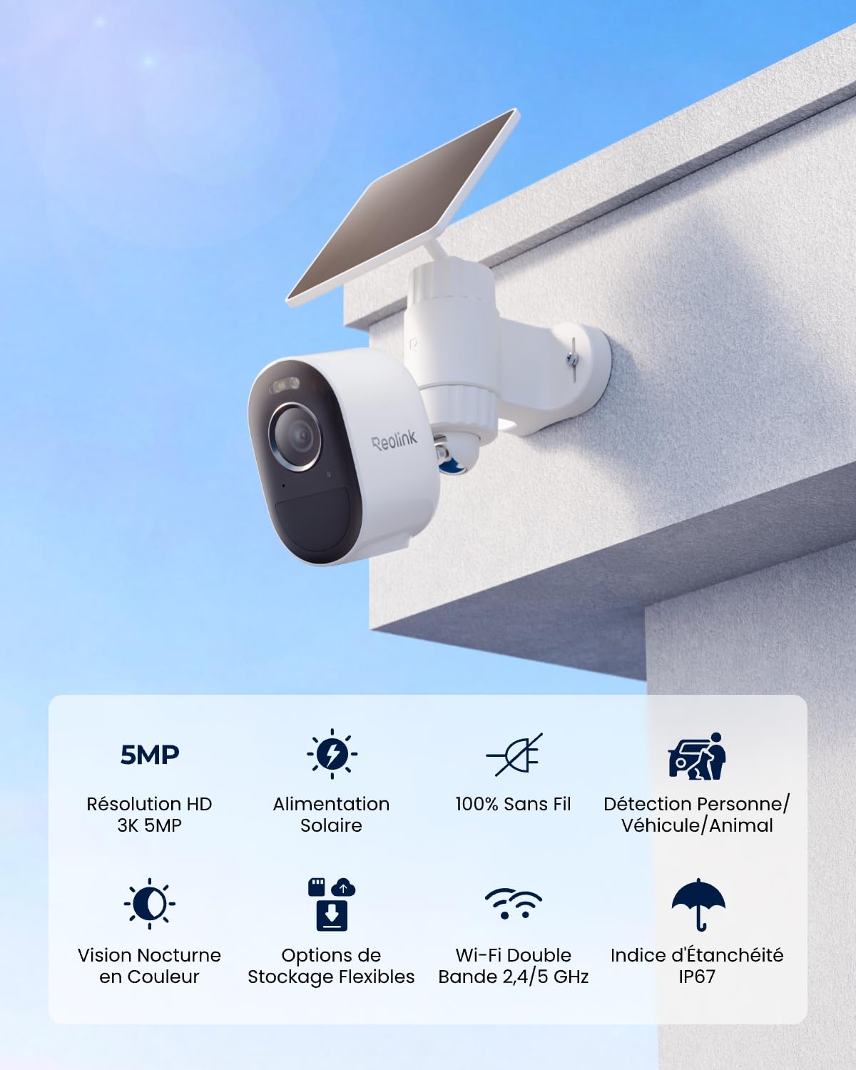 reolink-argus-cam-ra-solaire-3k-5mp-cam-ra-ext-rieure-wi-fi-sur-batterie-avec-pa image 2